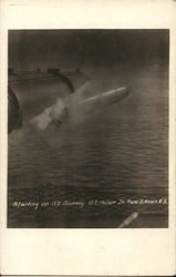 Torpedo Launching Postcard