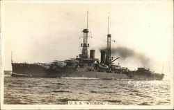 USS Wyoming Postcard