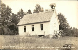 The Old Cove School at Notch Postcard