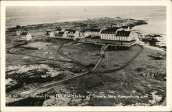 Star Island From the Air Postcard