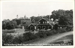 Academy Boat House seen from Swazey Parkway Postcard