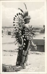 Joe D. Naranjo Santa Clara Indian Dancer Postcard