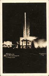 California Pacific International Exposition at Night San Diego, CA 1935 California Pacific Exposition San Diego Postcard Postcar Postcard