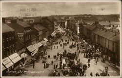 Market Day Portadown, Northern Ireland Postcard Postcard Postcard