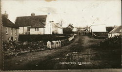 View Down Street Postcard
