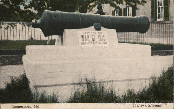 War of 1812 Memorial Boonsboro Maryland S. E. young