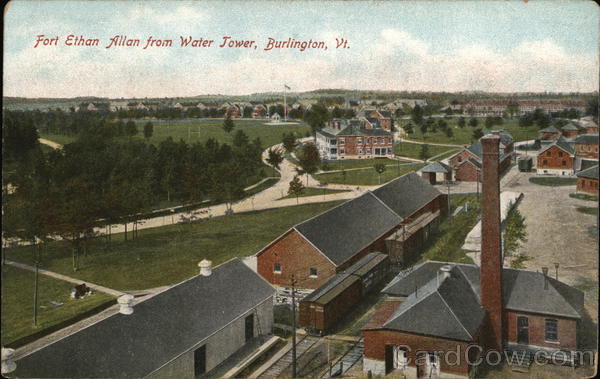 Fort Ethan Allan from Water Tower Burlington Vermont