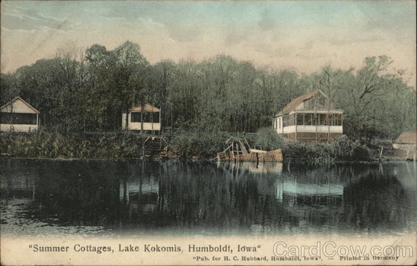Summer Cottages, Lake Kokomis Humboldt Iowa