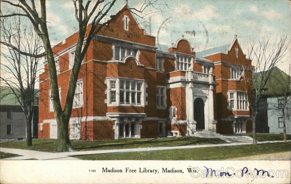 Madison Free Library Wisconsin