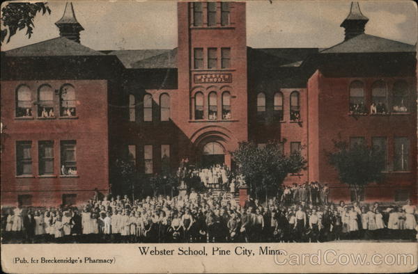 Webster School Pine City Minnesota