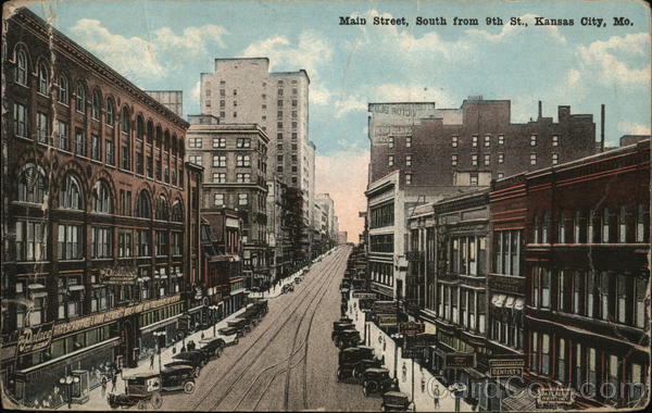 Main Street, South From 9th Kansas City Missouri