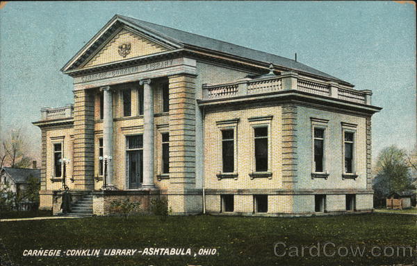 Carnegie Conklin Library Ashtabula Ohio