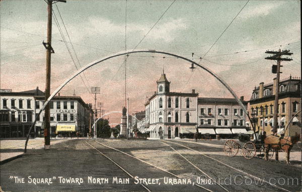 The Square Towards North Main Street Urbana Ohio