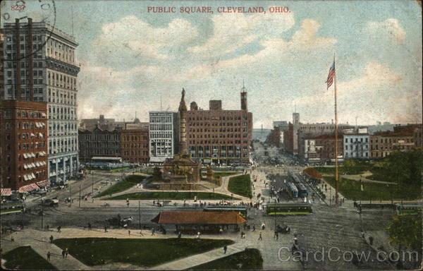 View of Public Square Cleveland Ohio