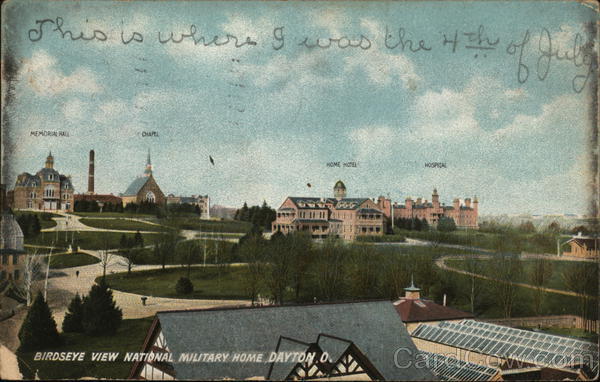 Birdseye View National Military Home Dayton Ohio