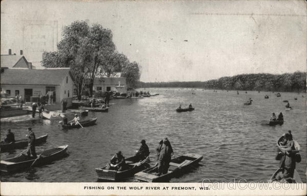 Fishing on the Wolf River Fremont Wisconsin