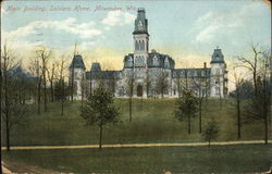 Main Building Soldiers Home Postcard