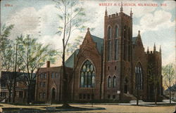 Wesley M.E. Church Postcard