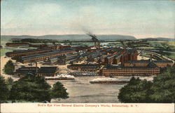 Bird's Eye View General Electric Company's Works Schenectady, NY Postcard Postcard Postcard