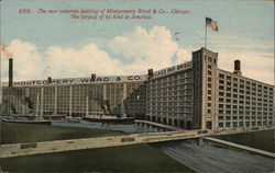New Concrete Building of Montgomery Ward & Co. Chicago, IL Postcard Postcard Postcard