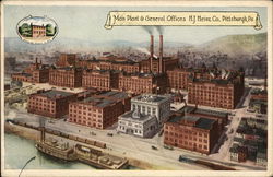 Main Plant & General Offices H.J. Heinz Co. Postcard