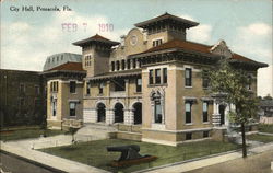 City Hall Pensacola, FL Postcard Postcard Postcard