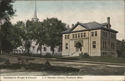 J.V. Fletcher Library Postcard