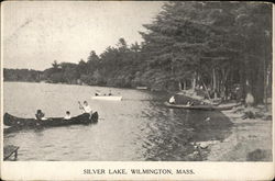 View of Silver Lake Postcard