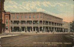The Putnam House Bennington, VT Postcard Postcard Postcard