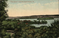 Lake Bomoseen - The Island Proctor, VT Postcard Postcard Postcard