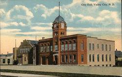 City Hall Valley City, ND Postcard Postcard Postcard