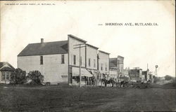 Sheridan Ave Rutland, IA Postcard Postcard Postcard