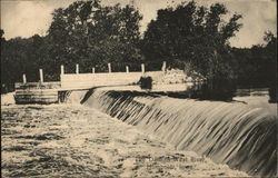 The Dam in West River Humboldt, IA Postcard Postcard Postcard