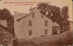 Sibley House Mendota, MN Postcard Postcard Postcard