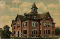 High School Lake City, MN Postcard Postcard Postcard