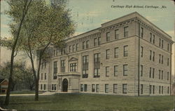 Carthage High School Missouri Postcard Postcard Postcard