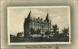 Wesley College Winnipeg, MB Canada Manitoba Postcard Postcard Postcard