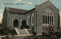 Zwingli Reformed Church Souderton, PA Postcard Postcard Postcard