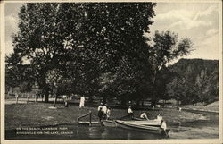On the Beach, Lakeside Park Kingsville-On-the Lake, ON Canada Ontario Postcard Postcard Postcard