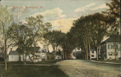 Main St. Brownfield, ME Postcard Postcard Postcard
