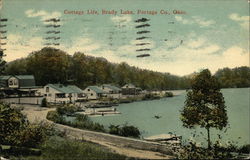 Cottage Life Brady Lake, OH Postcard Postcard Postcard