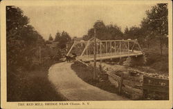 The Red Mill Bridge Postcard