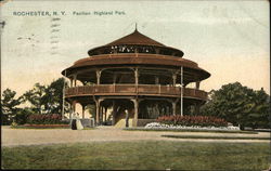 Pavilion, Highland Park Rochester, NY Postcard Postcard Postcard