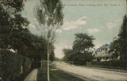 Country Road Looking East Bay Shore, NY Postcard Postcard Postcard
