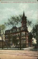 Binghamton Central High School New York Postcard Postcard Postcard