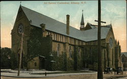 All Saints' Cathedral Albany, NY Postcard Postcard Postcard