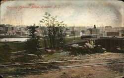 Crossing Hoboken Bridge New Jersey Postcard Postcard Postcard