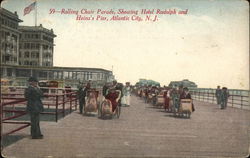 Rolling Chair Parade Atlantic City, NJ Postcard Postcard Postcard
