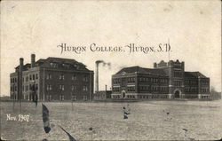 Huron College South Dakota Postcard Postcard Postcard
