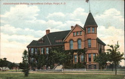 Adminsitration Building, Agricultural College Fargo, ND Postcard Postcard Postcard
